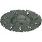 Ekena Millwork Needham Ceiling Medallion (Fits Canopies up to 4 1/4"), 14 5/8"OD x 2 1/4"P, Cloud Burst Crackle CM14NECBC - alternate 3